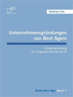 cover image of Unternehmensgründungen von Best Agern
